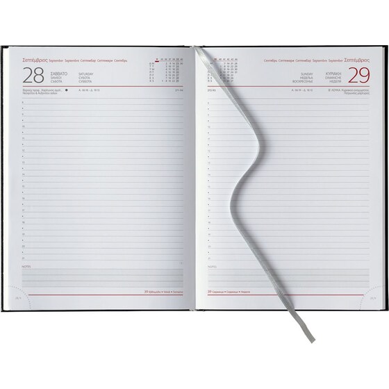 Ημερολόγιο Ημερήσιο 2026 Θεοφύλακτος 12M Kashmir Flat Μπλε image 1