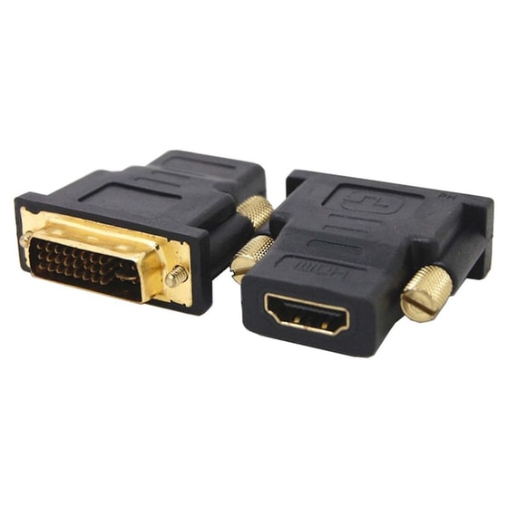 Αντάπτορας HDMI Powertech CAB-H056 DVI-I Male σε HDMI Female image 0