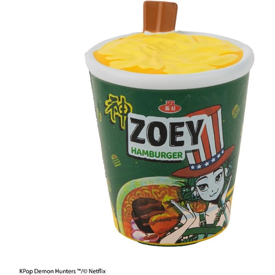 Squishy Toy Cinereplicas K-Pop Demon Hunters - Zoey Hamburger Noodles image 0