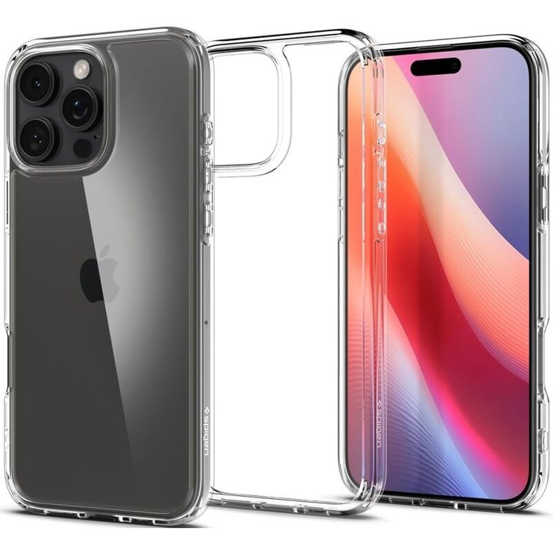 Θήκη Apple iPhone 16 Pro - Spigen Ultra Hybrid Σκληρή - Crystal Clear (ACS08121)