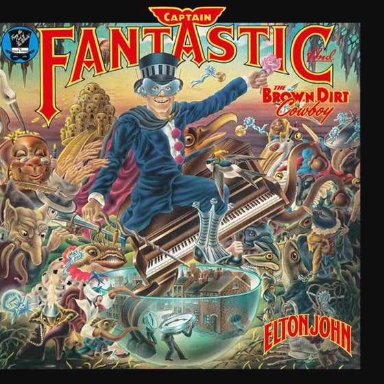 Captain Fantastic And The Brown Dirt Cowboy (Limited Tricoloured 2LP/50th Anniversary) image 1