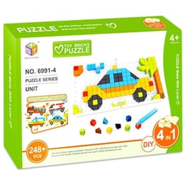 3D Παζλ Kai Si Te Toys Οχήματα Με Ψηφίδες (248 Κομμάτια)