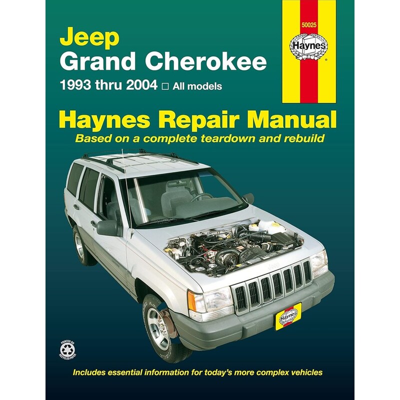 Jeep Grand Cherokee (1993-2004) Haynes Repair Manual (USA)