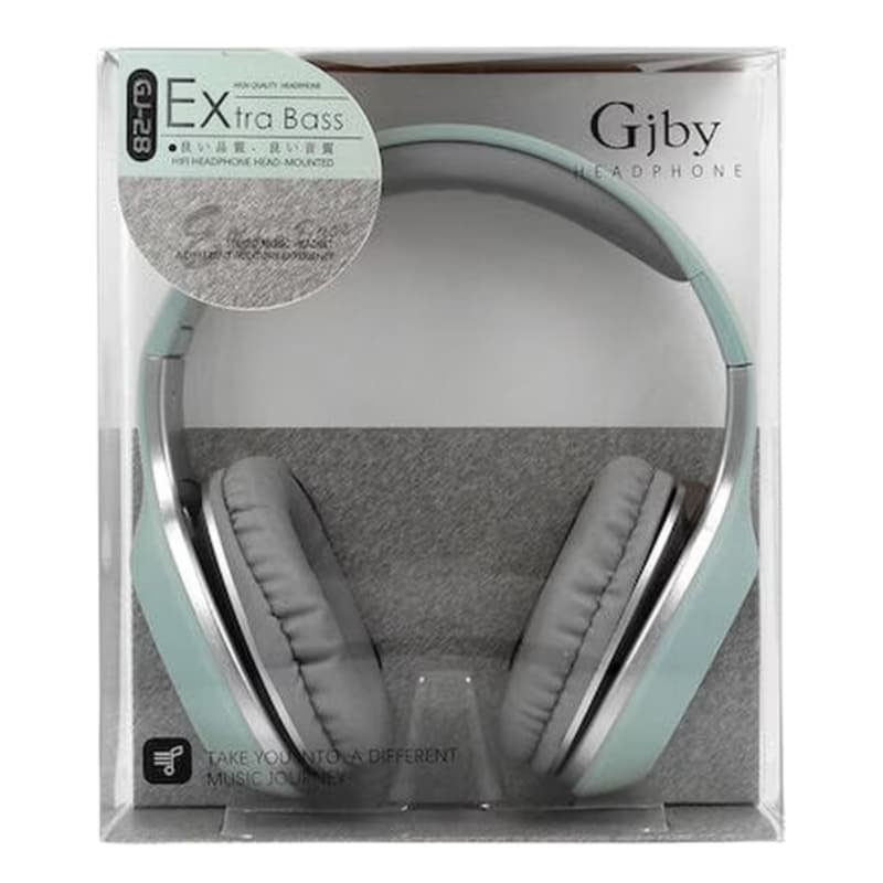 GJBY Ακουστικά Headset Gjby GJ-28 - Μπλε
