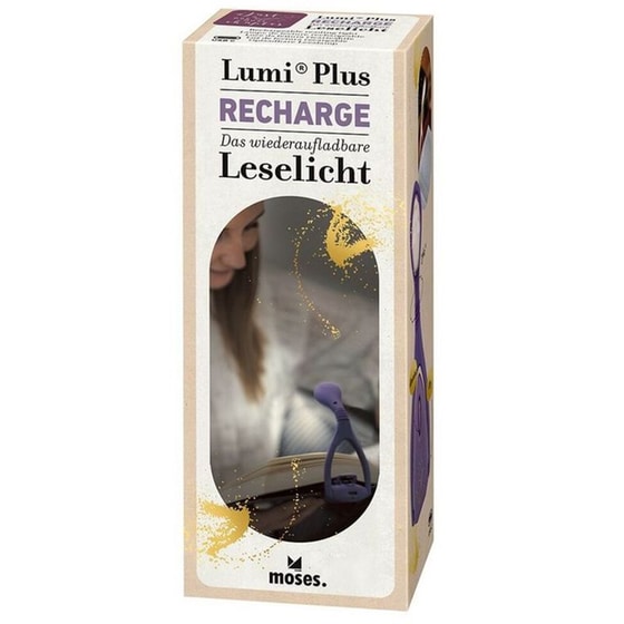 Φωτάκι Ανάγνωσης με Κλιπ Purple image 1