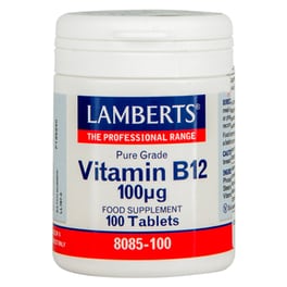 Lamberts Vitamin B12 100μg - 100 ταμπλέτες