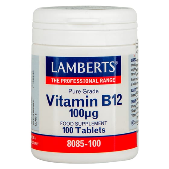 Lamberts Vitamin B12 100μg - 100 ταμπλέτες image 0