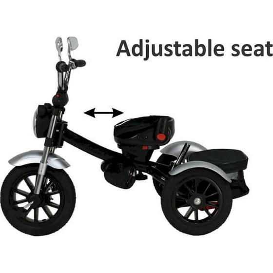 Παιδικό Ποδήλατο Τρίκυκλο Bebe Stars 360 Chopper 6 In 1,  814-188 - Μαύρο image 8