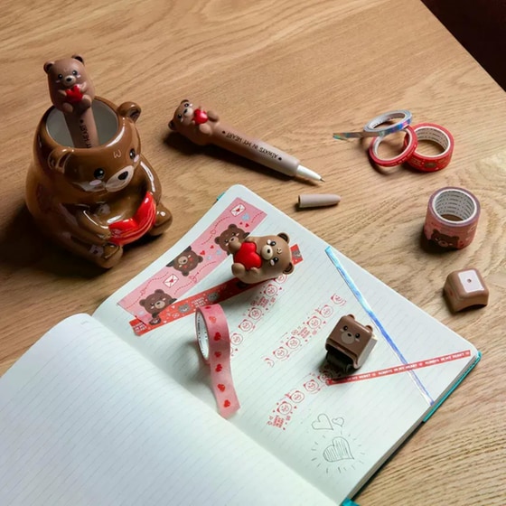 Χαρτάκια Αυτοκόλλητα Legami Teddy Bear (5 Τεμάχια) image 3