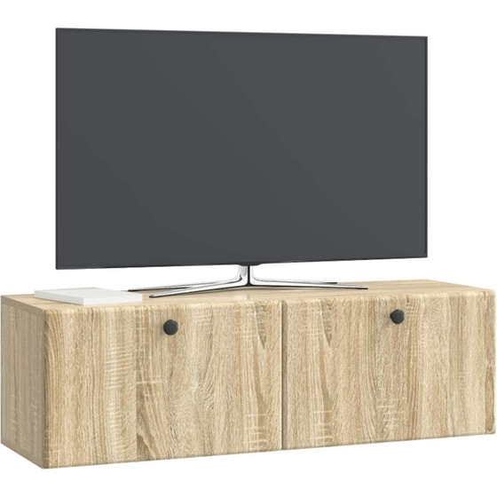 Επιτοίχιο Έπιπλο Τηλεόρασης VidaXL 98x31x30 cm image 2
