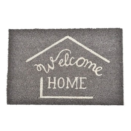 Πατάκι Χαλάκι Εισόδου Coco Welcome Home 60x40 cm - Γκρι