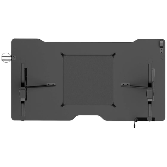 Γραφείο Gaming Deltaco από Σκληρυμένο Γυαλί DT420 140x75cm - Μαύρο image 2