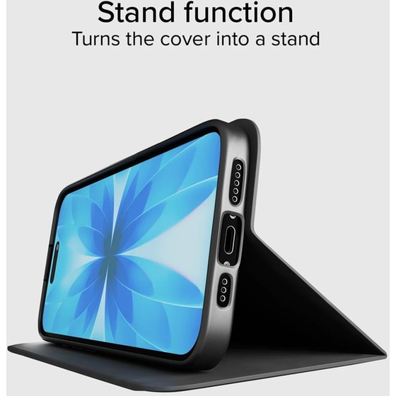 Θήκη Apple iPhone 17 - SBS Book-style Case with Stand Support - Black image 3