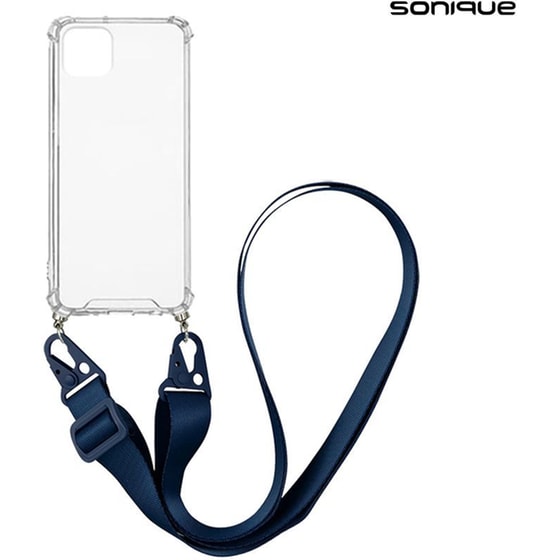 Θήκη Apple iPhone 11 Pro Max - Sonique με Strap Armor Clear - Μπλε image 0
