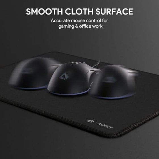 Aukey KM-P1 Gaming Mouse Pad Medium 350mm Μαύρο image 4