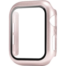 Θήκη Sonique Προστασία PC + Tempered Glass για Apple Watch 45mm - Ροζ Χρυσό