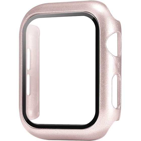 Θήκη Sonique Προστασία PC + Tempered Glass για Apple Watch 45mm - Ροζ Χρυσό image 0