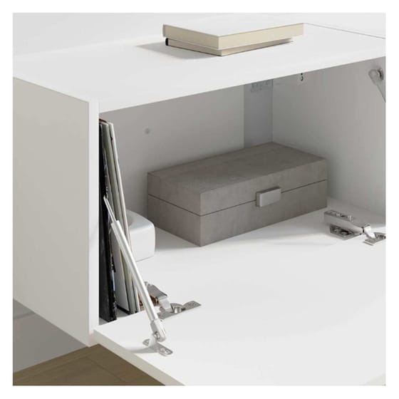 Έπιπλο Τηλεόρασης VidaXL Επιτοίχιο 2 τμχ 60 x 31 x 29,5 cm - Λευκό image 2