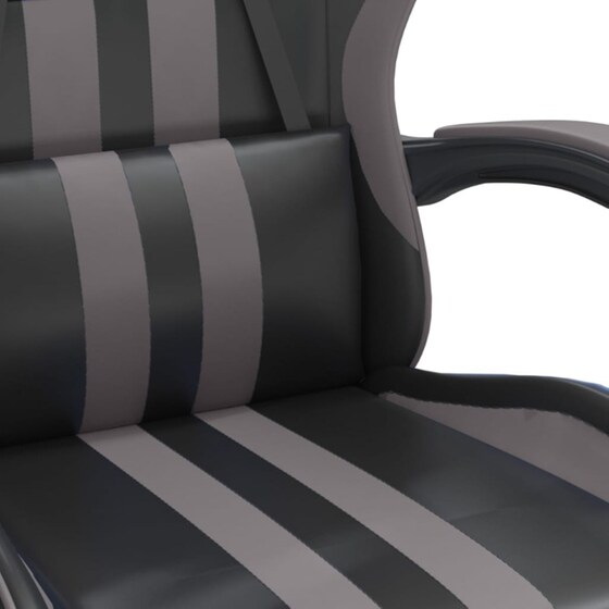 Καρέκλα Gaming VIDAXL 3143822 από Τεχνητό Δέρμα - Γκρι image 5