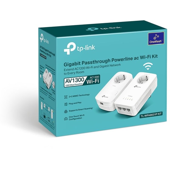 TP-Link TL-WPA8631P KIT AV1300 Powerline Διπλό Kit Ασύρματη Σύνδεση Passthrough έως 1300Mbps με WiFi 6 και 1 Θύρα Ethernet image 7