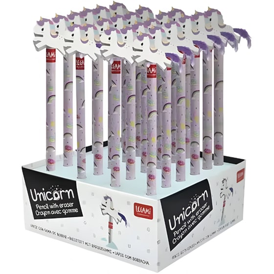 Μολύβι Legami με Γόμα HB Unicorn (1 Τεμάχιο) image 1
