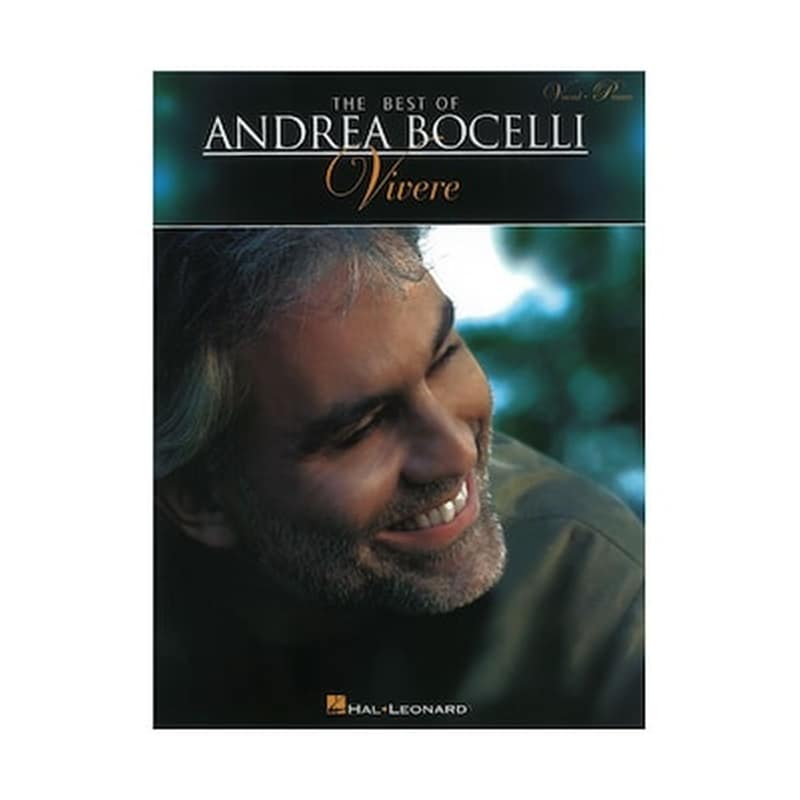 HAL LEONARD Hal Leonard The Best Of Andrea Bocelli: Vivere Βιβλίο Για Φωνή Και Πιάνο