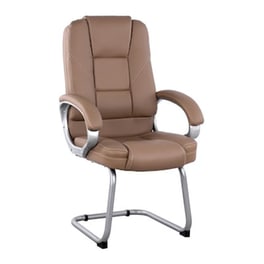 Καρεκλα Επισκεπτη Με Pu Camel Fb91144.09 - Καφέ