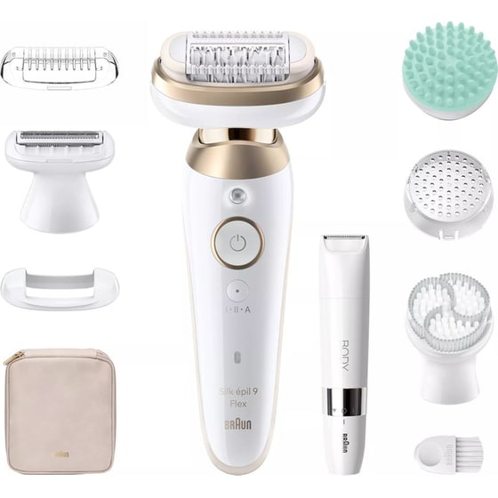 Αποτριχωτική Μηχανή BRAUN Silk-épil 9 Flex SkinSpa 9-481 3D για Υγρή & Στεγνή Χρήση image 0