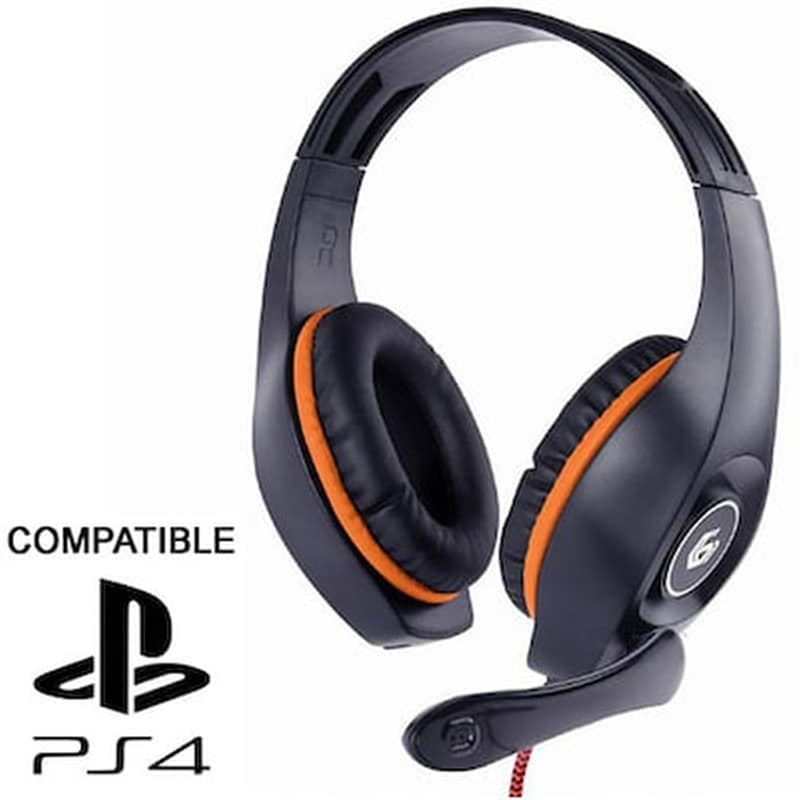 OEM Gembird Gaming Headset With Volume Control Pc/ps4 Orange-black