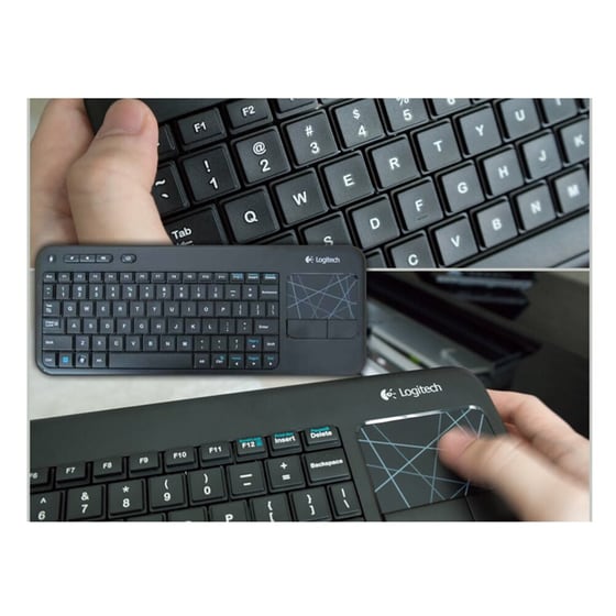 Logitech Wireless Touch K400 - Ασύρματο - Μαύρο image 2