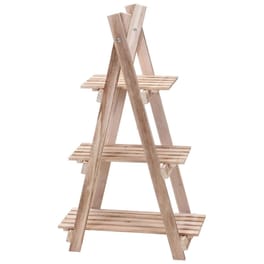 Βάση για Γλάστρες και Κασπώ Spitishop Ξύλινη 28x84cm - Μπεζ