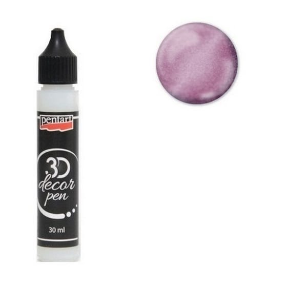 3d Decor Pen Pentart 30 Ml, Silvery Rose image 0