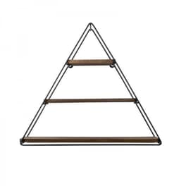 Ραφιέρα 24mall Gladiolo από Μέταλλο/Ξύλο 60x15x52 cm - Ανθρακί/Μαύρο