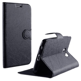 Θήκη Huawei Y5 - Volte-Tel Line Leather TPU Book Stand - Black