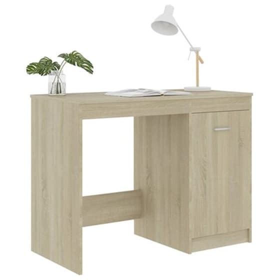 Γραφείο Μελέτης VidaXL από Μοριοσανίδα 100x50x76 cm - Μπεζ image 4