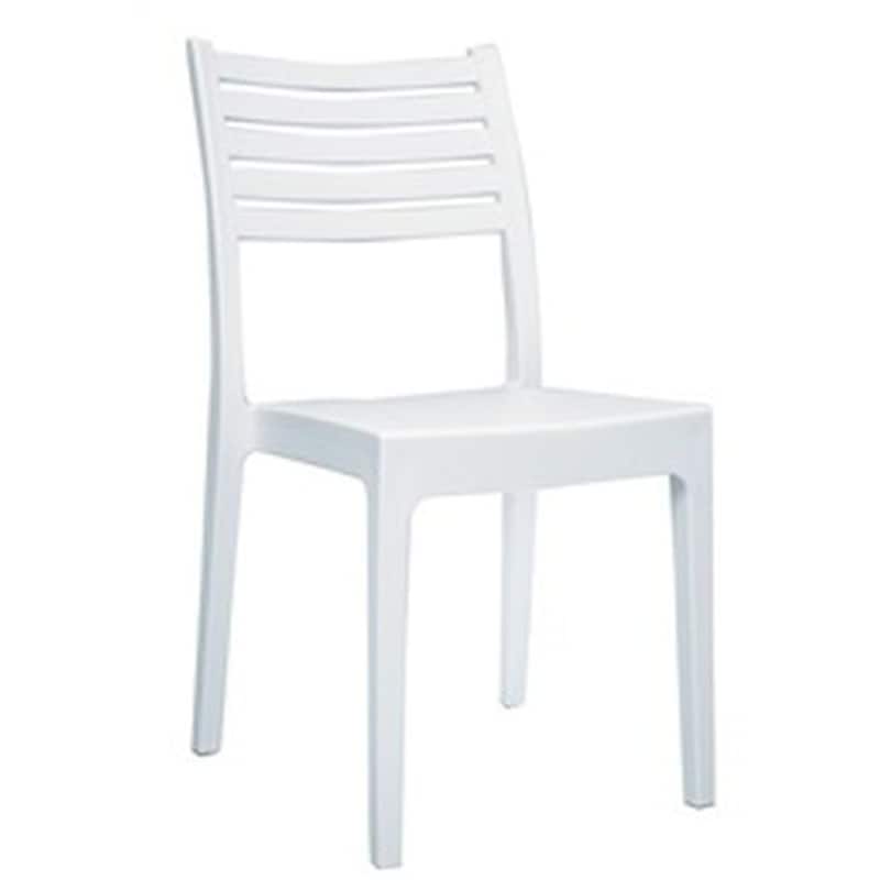 WOODWELL Καρέκλα Woodwell Πλαστική C10935 46x52x86cm - Άσπρη