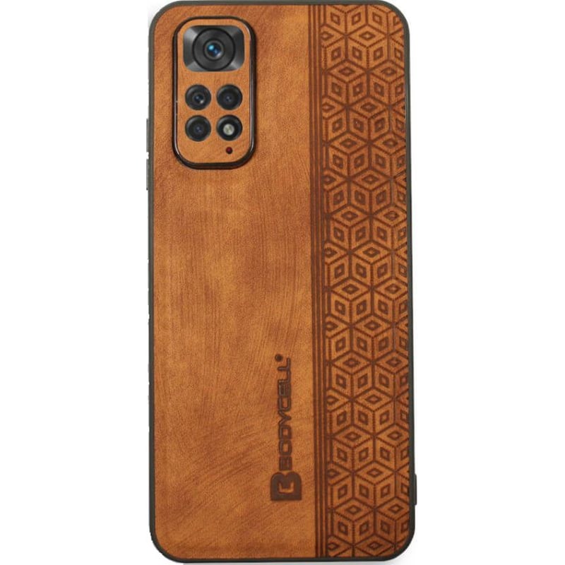 Θήκη Xiaomi Redmi Note 11 / 11S - Bodycell Pattern Leather - Brown