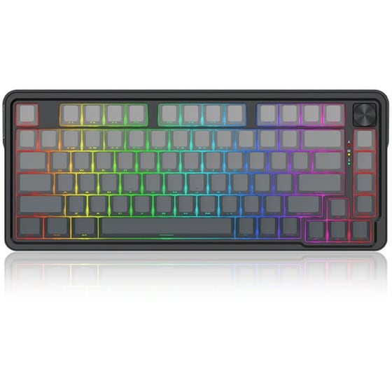 Redragon K673SP Gaming Μηχανικό Ασύρματο 2.4 GHz/Bluetooth Πληκτρολόγιο RGB Μαύρο (US) image 0