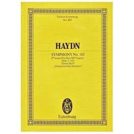 Βιβλίο Για Σύνολα Editions Eulenburg Haydn - Symphony Nr.103 ''drum Roll'' [pocket Score]