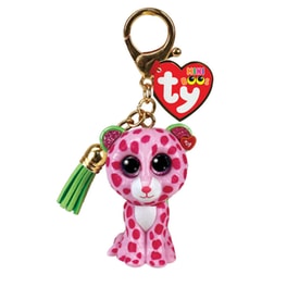 Λούτρινο TY Κλιπ Mini Boos Glamour Λεοπάρδαλη Ροζ (7cm) 1607-25053