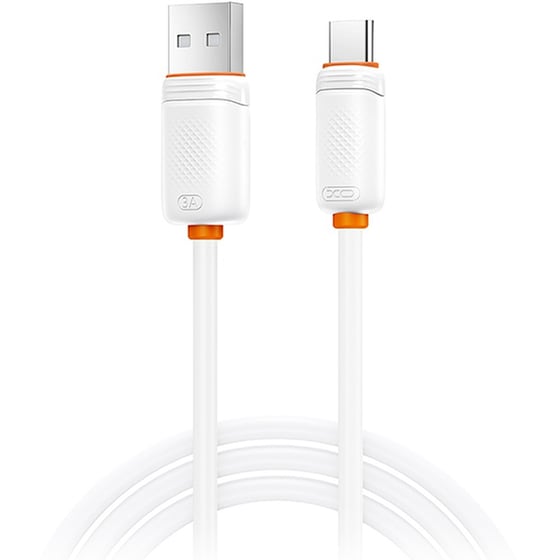 Καλώδιο XO NB302 USB-A Male σε USB-C Male 1m - Λευκό image 0