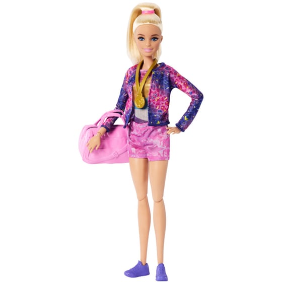 Κούκλα Barbie Αθλήτρια Ενόργανης Γυμναστικής - (HRG52) image 1