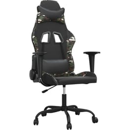 Καρέκλα Gaming VIDAXL 345410 με Ρυθμιζόμενα Μπράτσα από Τεχνητό Δέρμα