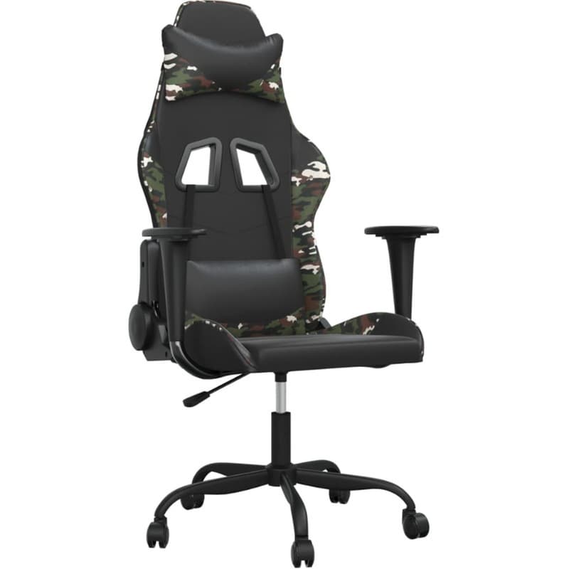 Καρέκλα Gaming VIDAXL 345410 με Ρυθμιζόμενα Μπράτσα από Τεχνητό Δέρμα