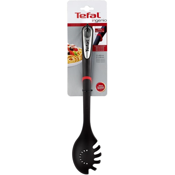 Τρυπητή Κουτάλα Ζυμαρικών Tefal Ingenio K2060214 - Μαύρη image 2