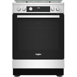 WHIRLPOOL WS67G1CMX/MEA 71 Lt Inox Κουζίνα Αερίου