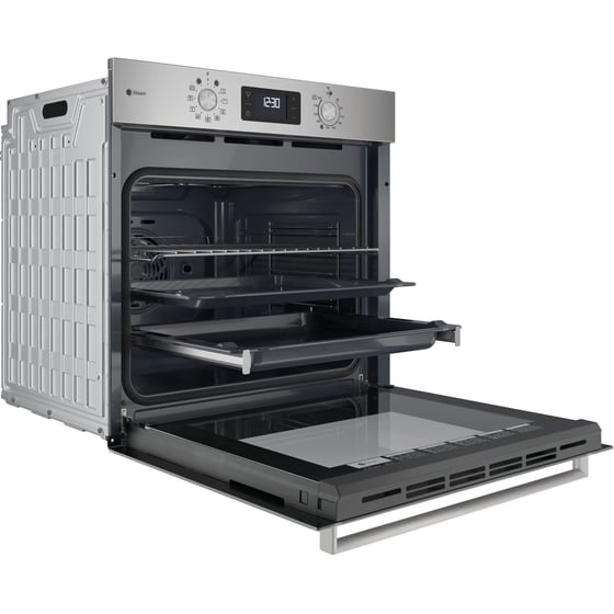 INDESIT IO K58HSU1 X 71 Lt Inox Εντοιχιζόμενος Φούρνος Άνω Πάγκου image 2
