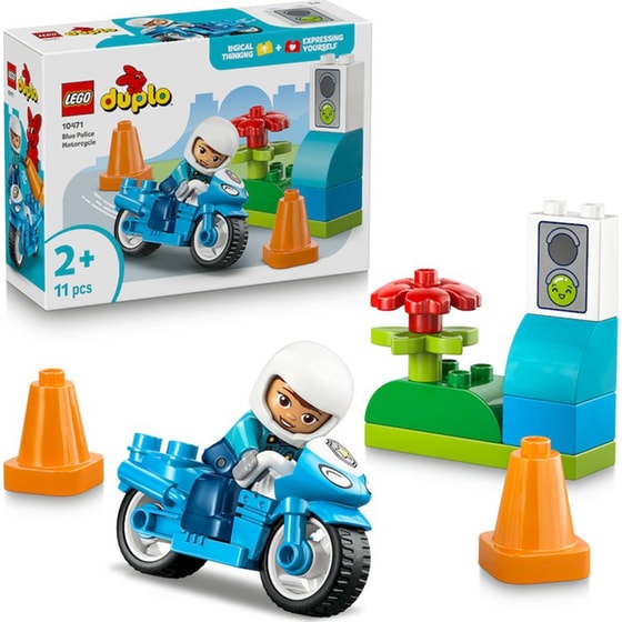 LEGO® DUPLO® Town Μπλε Αστυνομική Μοτοσικλέτα (10471) image 6