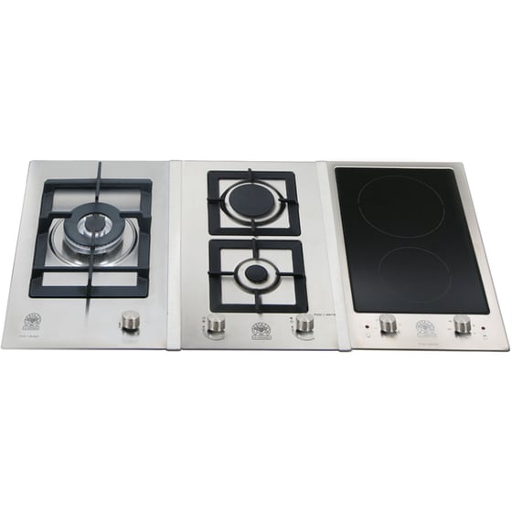 LA GERMANIA P93 3CV LAG X (GN) 92.7 cm Inox Εστία Μεικτή Φυσικού Αερίου Αυτόνομη image 1