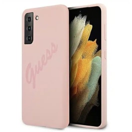 Θήκη Samsung Galaxy S21+ - Guess Script Vintage - Pink